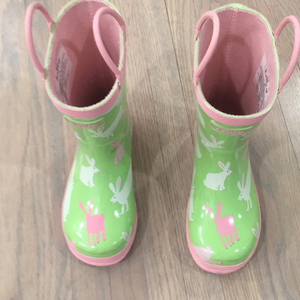 Hatley bunny rain boots